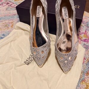 Badgley Mischka Silver Women's Shoes